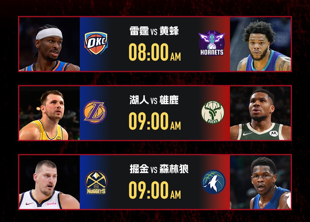 Tomorrow's NBA focus game: Lakers & Bucks face back-to-back duel, Nuggets hit 7 consecutive wins