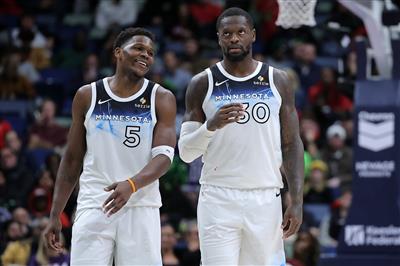 The Timberwolves scored 10 three-pointers in the half and still followed the movement. Edwards and Randall combined for 29 points.