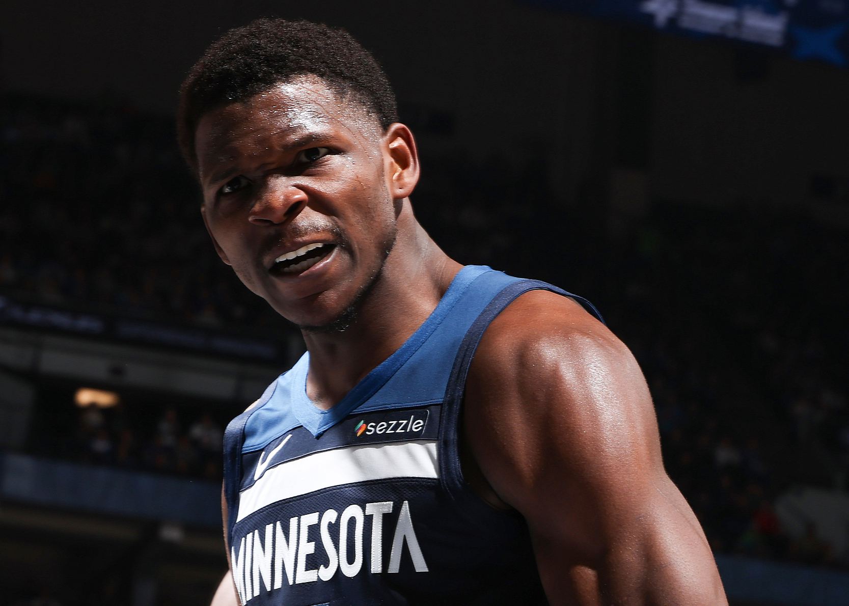Edwards made 0 of 8 three-pointers, and the Timberwolves only made 3 of 22 outside shots in the starting lineup.